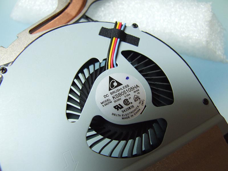DELL Latitude E6530 notebook ventilátor chladič (CPU fan, heatsink)