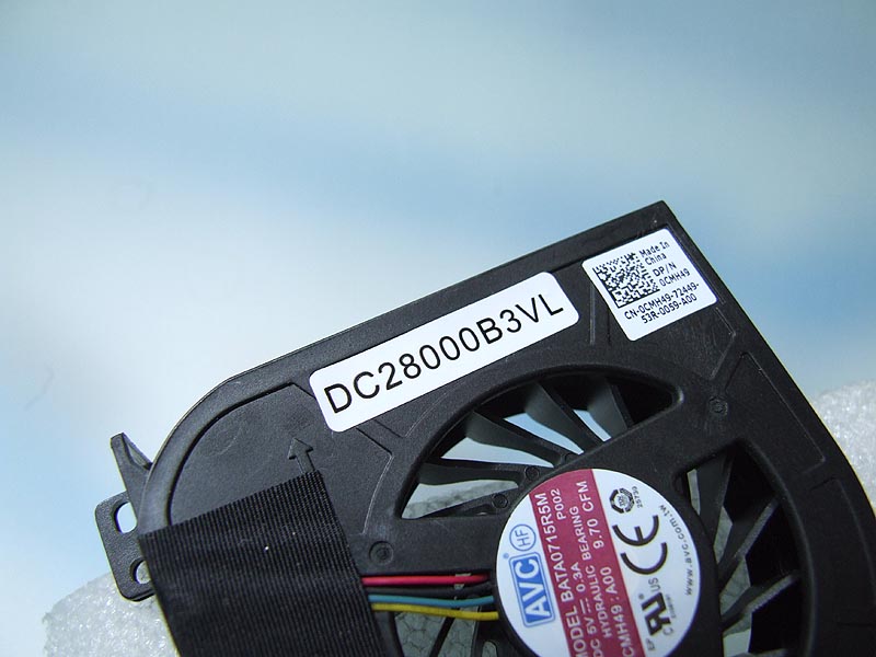 DELL Precision M4700 notebook ventilátor (GPU fan)