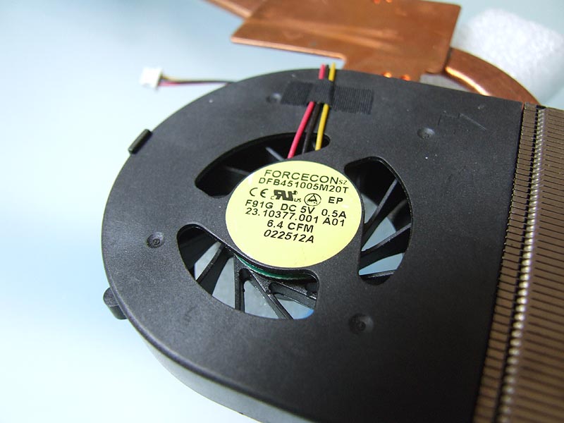 DELL Inspiron 15R (N5010) notebook ventilátor chladič (CPU fan, heatsink)