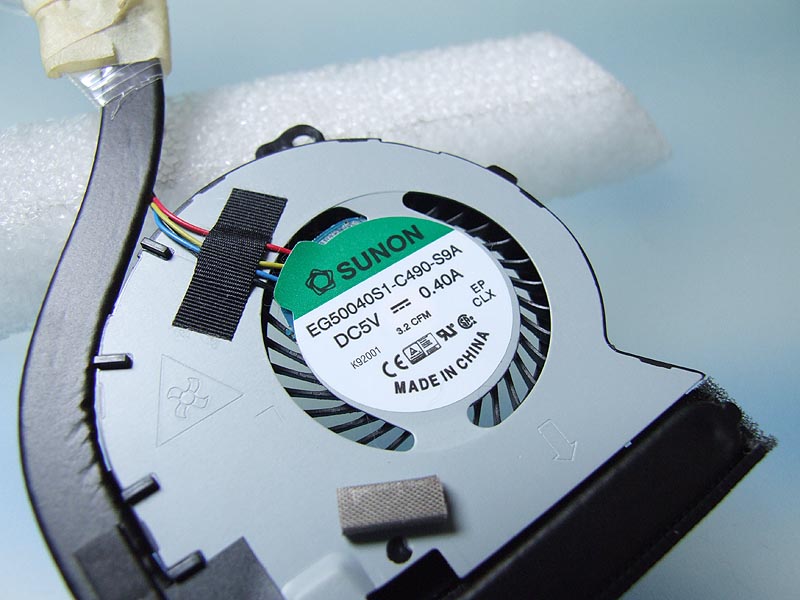 DELL Latitude E7250 7250 notebook ventilátor chladič (CPU fan, heatsink)