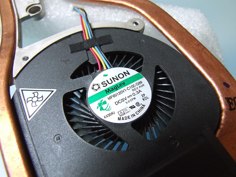 Ventilátor a chladič (cpu fan, heatsink) pro notebook DELL Latitude E6520