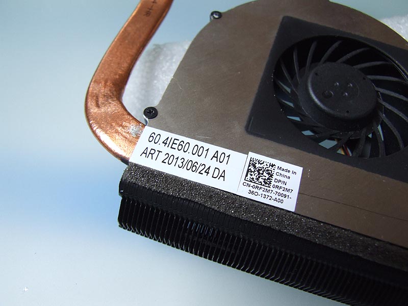 DELL Inspiron 15R (N5010) notebook ventilátor chladič (CPU fan, heatsink)