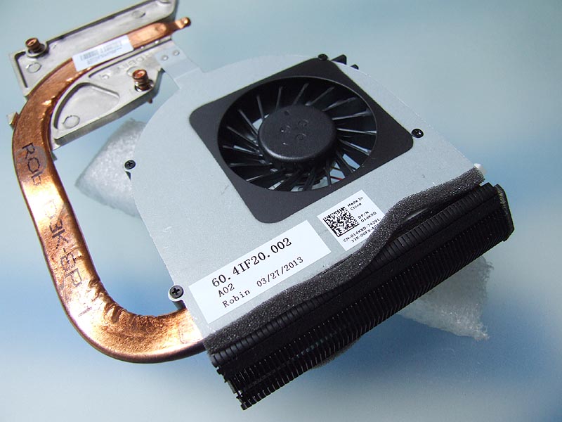 DELL Vostro 3550 notebook ventilátor chladič (CPU fan, heatsink)