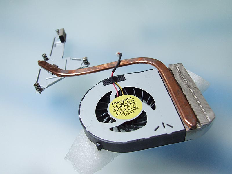 DELL Vostro 2520 notebook ventilátor chladič (CPU fan, heatsink)