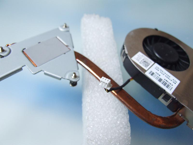 DELL Vostro 2520 notebook ventilátor chladič (CPU fan, heatsink)