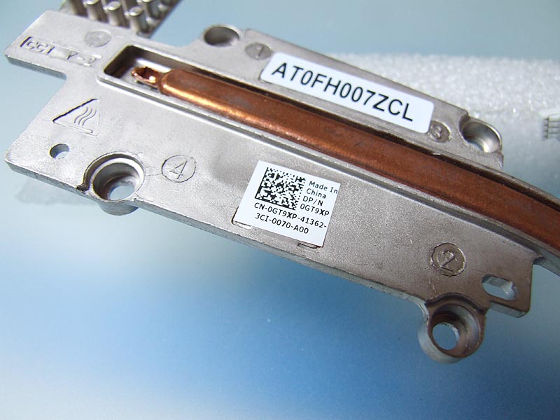 DELL Latitude E6520 notebook ventilátor chladič (CPU fan, heatsink)