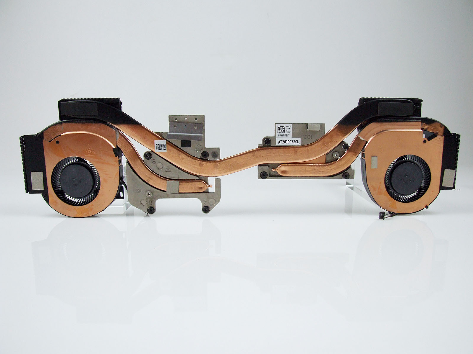 DELL Precision 7530 notebook ventilátor chladič (CPU + GPU fan, heatsink)