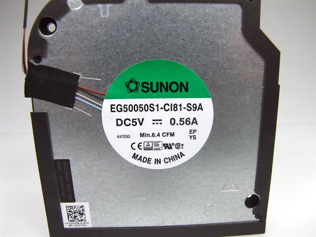 DELL Latitude 5530 notebook ventilátor (CPU fan)