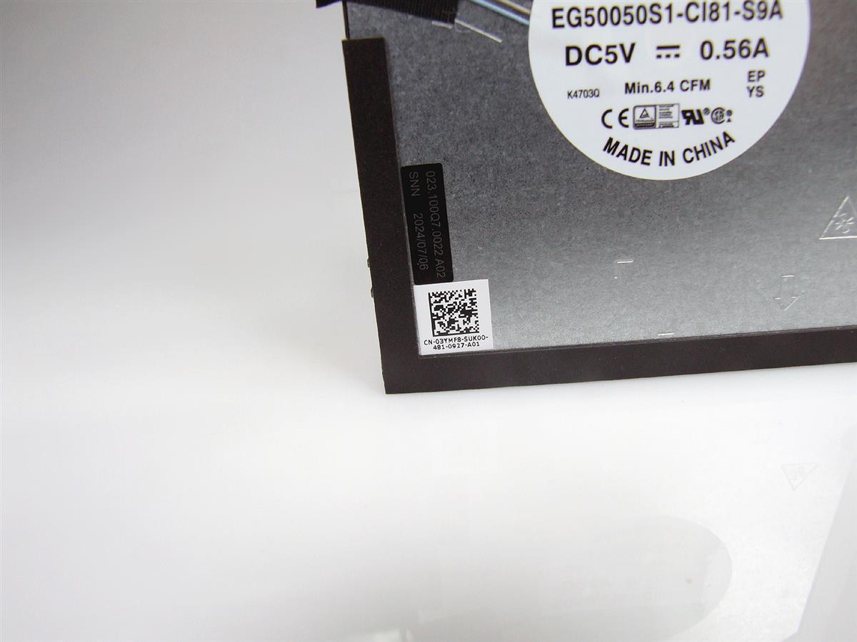 DELL Latitude 5530 notebook ventilátor (CPU fan)