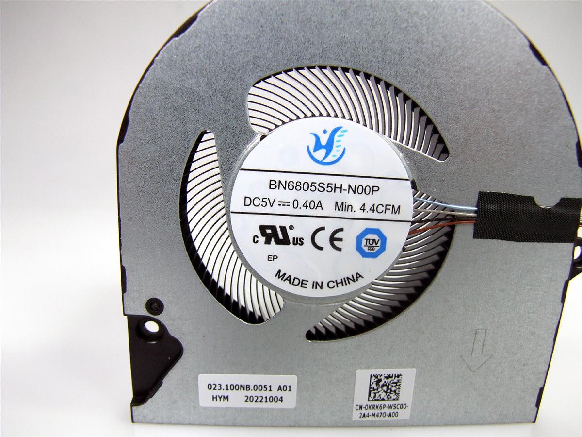 DELL Inspiron 5410 5415 5510 7415 notebook ventilátor (CPU fan)