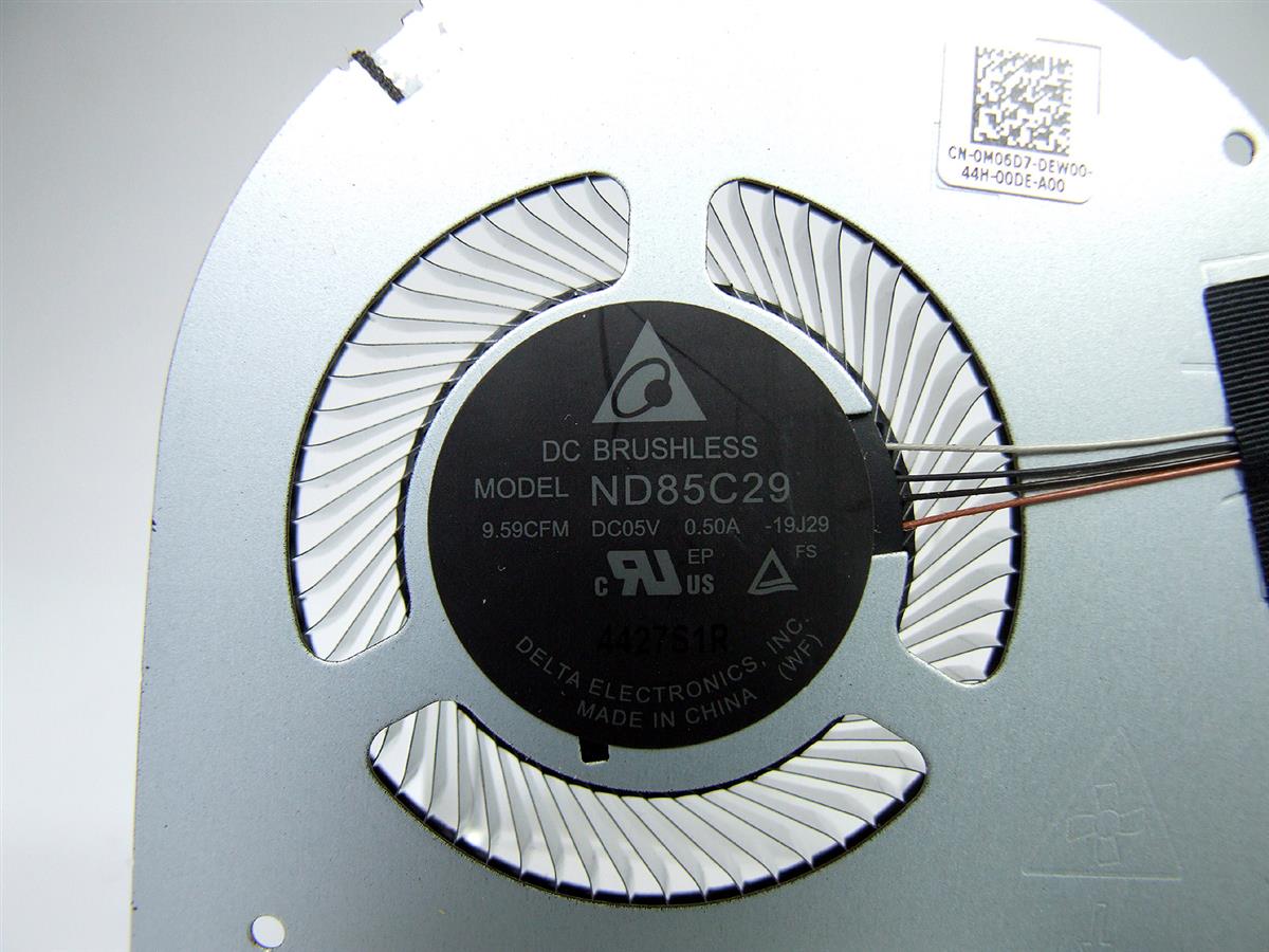 DELL Precision 7560 M7560 levý + pravý notebook ventilátor (CPU + GPU fan)