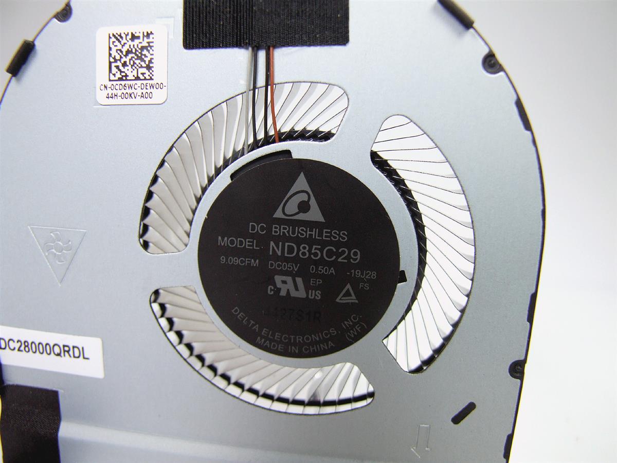 DELL Precision 7560 M7560 levý + pravý notebook ventilátor (CPU + GPU fan)