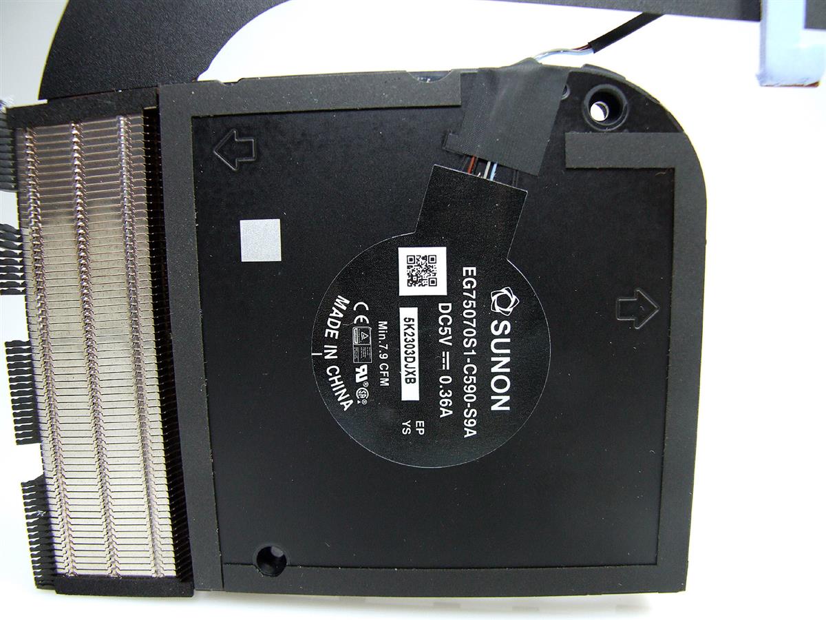 DELL Precision 3561 notebook ventilátor chladič (CPU fan, heatsink)
