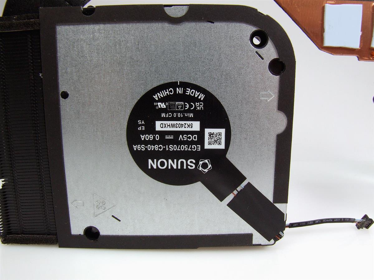 DELL Precision 3591 notebook ventilátor chladič (CPU fan, heatsink)