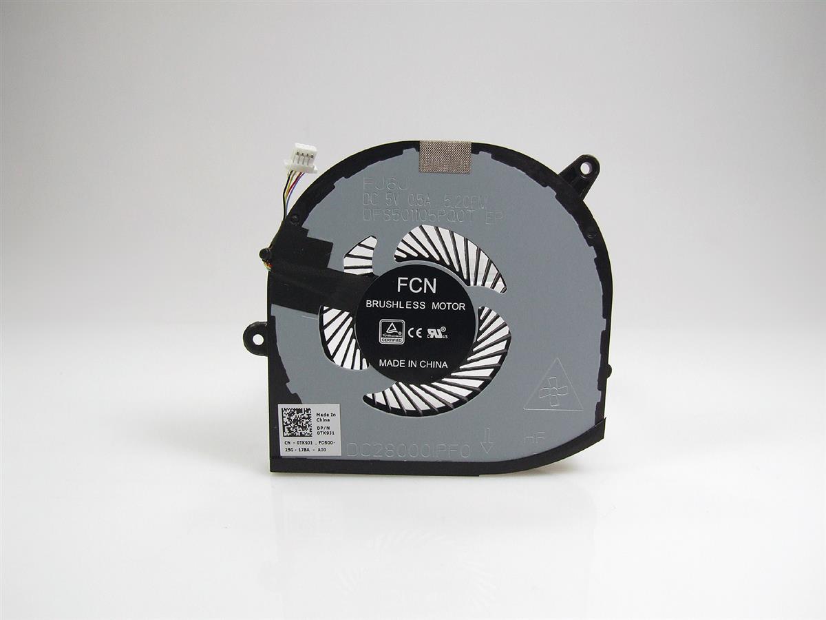 DELL XPS 9560 9570 levý + pravý notebook ventilátor (CPU + GPU fan)