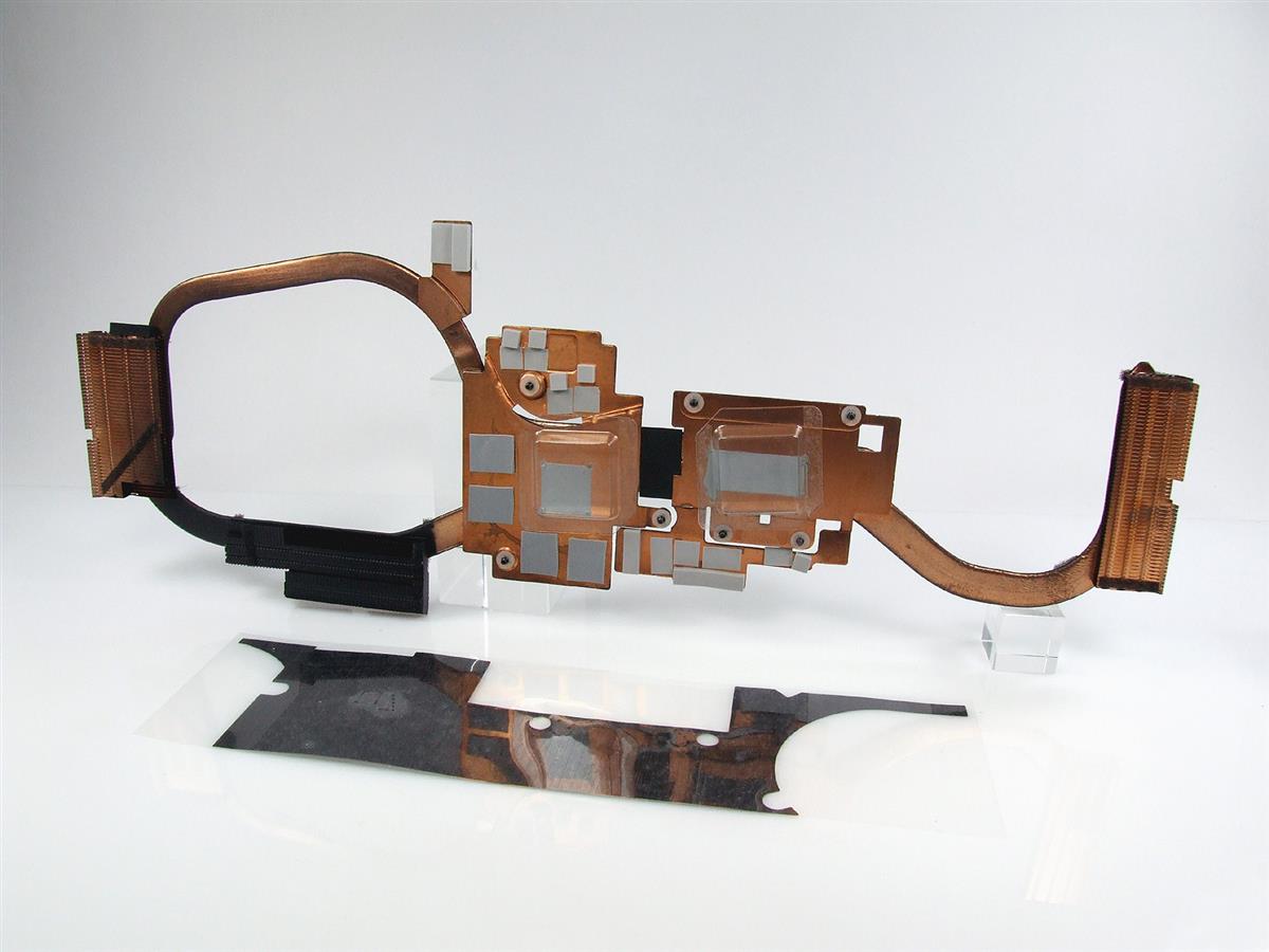 DELL Vostro 7620 notebook ventilátor chladič (CPU + GPU fan, heatsink)