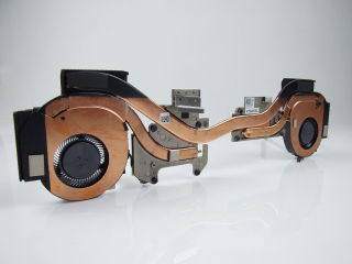 DELL Precision 7530 notebook ventilátor chladič (CPU + GPU fan, heatsink)